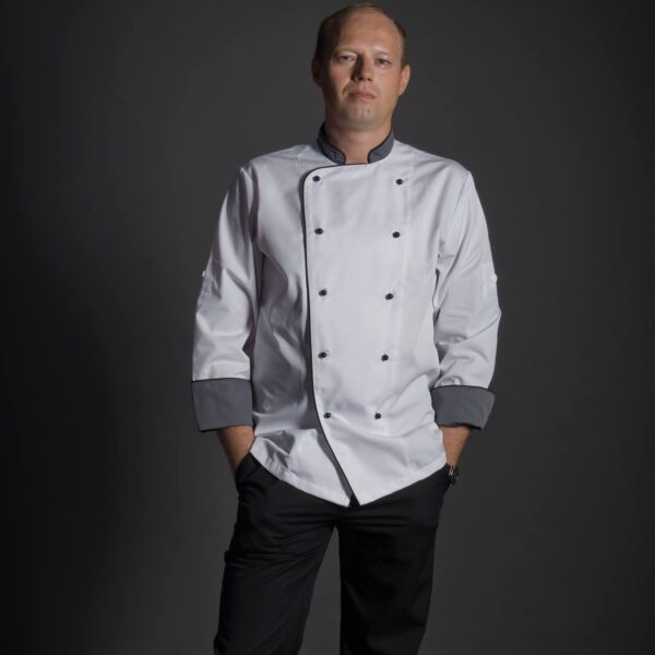 Classic Chef White With Grey