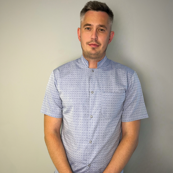 Victor Light Blue Print