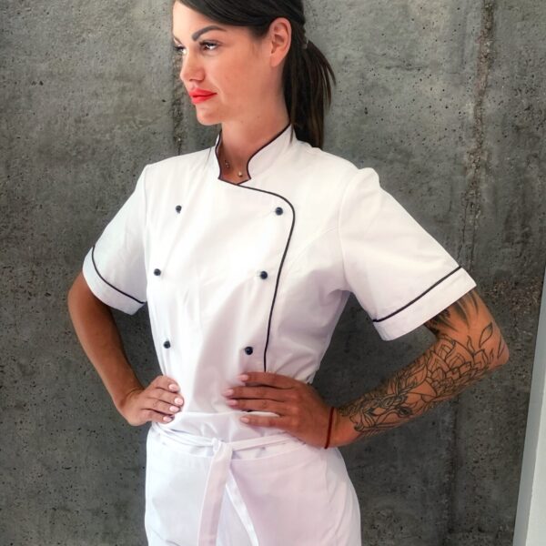 Classic White With Black