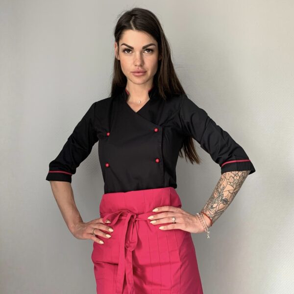 Gracia Black With Fucsia