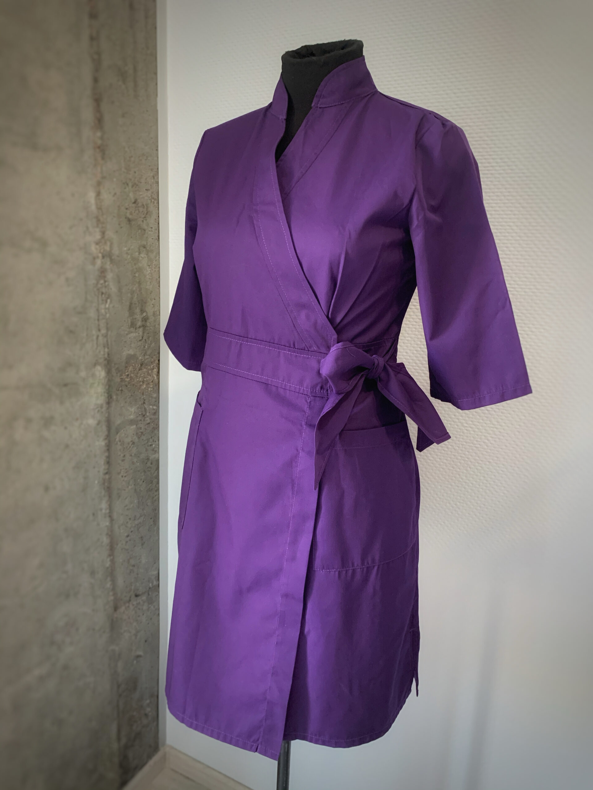 Халат для косметолога купити Україна violet Style Form